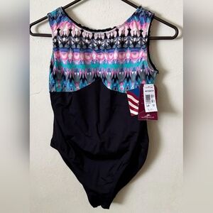 Colorful Motionwear Leotard, Womans Large